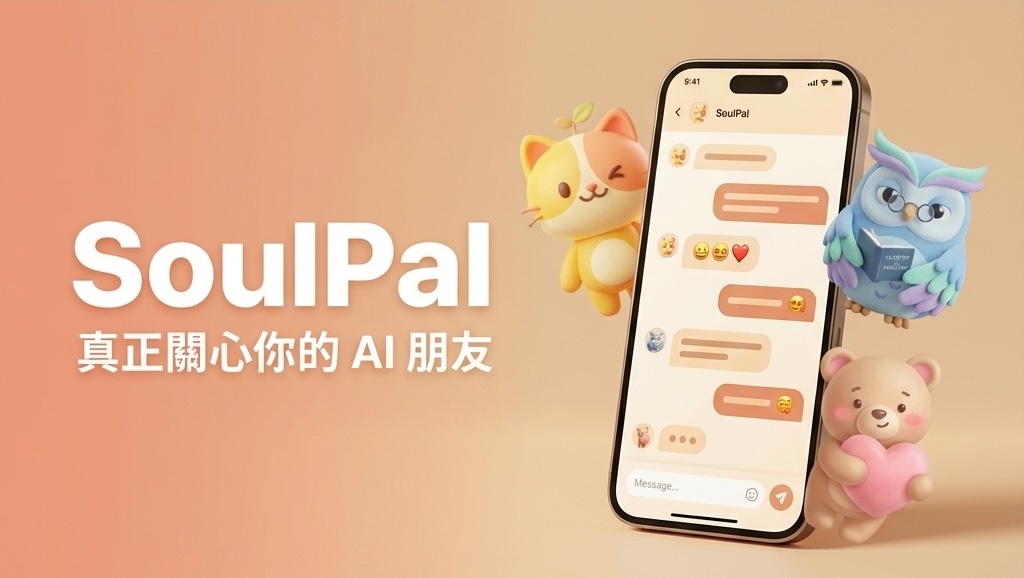 SoulPal 心靈聊伴 — 24 小時 AI 心理陪伴 App
